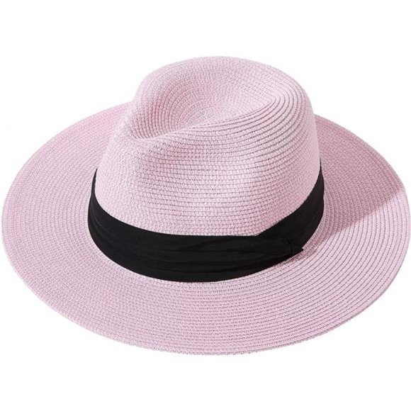 FEDORA Beach Sun Hat UPF50+ Pink